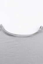 Load image into Gallery viewer, Grey Casual Loose Fit Batwing Sleeve Top