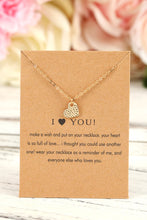 Load image into Gallery viewer, Valentines Heart Pendant Alloy Necklace