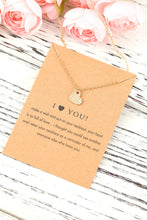 Load image into Gallery viewer, Valentines Heart Pendant Alloy Necklace