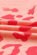 Load image into Gallery viewer, Bleached Cheetah Print Colorblock Sweatshirt