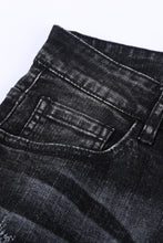 Load image into Gallery viewer, Light Blue Raw Hem Straight Leg Distressed Jeans for Women