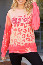 Load image into Gallery viewer, Bleached Cheetah Print Colorblock Sweatshirt