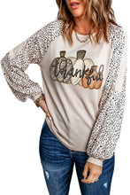 Load image into Gallery viewer, Beige Animal Print Polyester Long Sleeve Shirt for Women