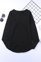 Load image into Gallery viewer, Solid Casual Thumbhole Long Sleeve Top