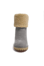 Load image into Gallery viewer, Grey Winter Fleece Lined Boots