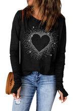Load image into Gallery viewer, Solid Casual Thumbhole Long Sleeve Top