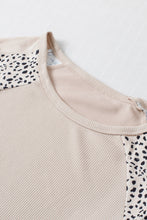 Load image into Gallery viewer, Beige Animal Print Polyester Long Sleeve Shirt for Women