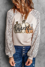 Load image into Gallery viewer, Beige Animal Print Polyester Long Sleeve Shirt for Women