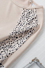 Load image into Gallery viewer, Beige Animal Print Polyester Long Sleeve Shirt for Women