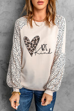 Load image into Gallery viewer, Beige Animal Print Polyester Long Sleeve Shirt for Women