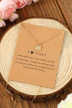 Load image into Gallery viewer, Valentines Heart Pendant Alloy Necklace