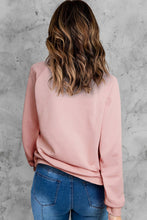 Load image into Gallery viewer, Xoxo Glitter Letter Print Graphic Sweatshirt