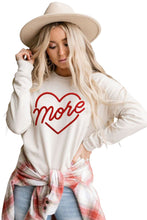 Load image into Gallery viewer, Happy Valentines Day Embroidered Graphic Sweatshirt