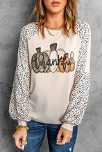 Load image into Gallery viewer, Beige Animal Print Polyester Long Sleeve Shirt for Women