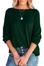 Load image into Gallery viewer, Grey Casual Loose Fit Batwing Sleeve Top