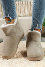 Load image into Gallery viewer, Khaki Winter Fuzzy Plush Snowland Boots