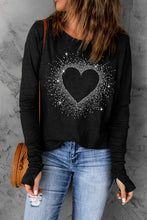 Load image into Gallery viewer, Solid Casual Thumbhole Long Sleeve Top