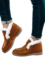 Load image into Gallery viewer, Casual Plush Fur Suede Ankle Boots