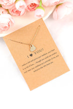 Load image into Gallery viewer, Valentines Heart Pendant Alloy Necklace