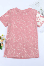 Load image into Gallery viewer, Love Always Heart Leopard Bleached Graphic T Shirt