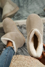 Load image into Gallery viewer, Khaki Winter Fuzzy Plush Snowland Boots