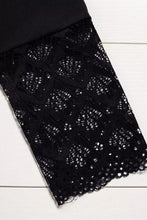 Load image into Gallery viewer, Lace Crochet Splicing Casual Cutout Long Sleeve Top