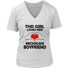 Load image into Gallery viewer, Girl Loves Her Michigan Boyfriend
